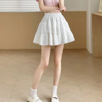 Lace Cake Mini Skirt