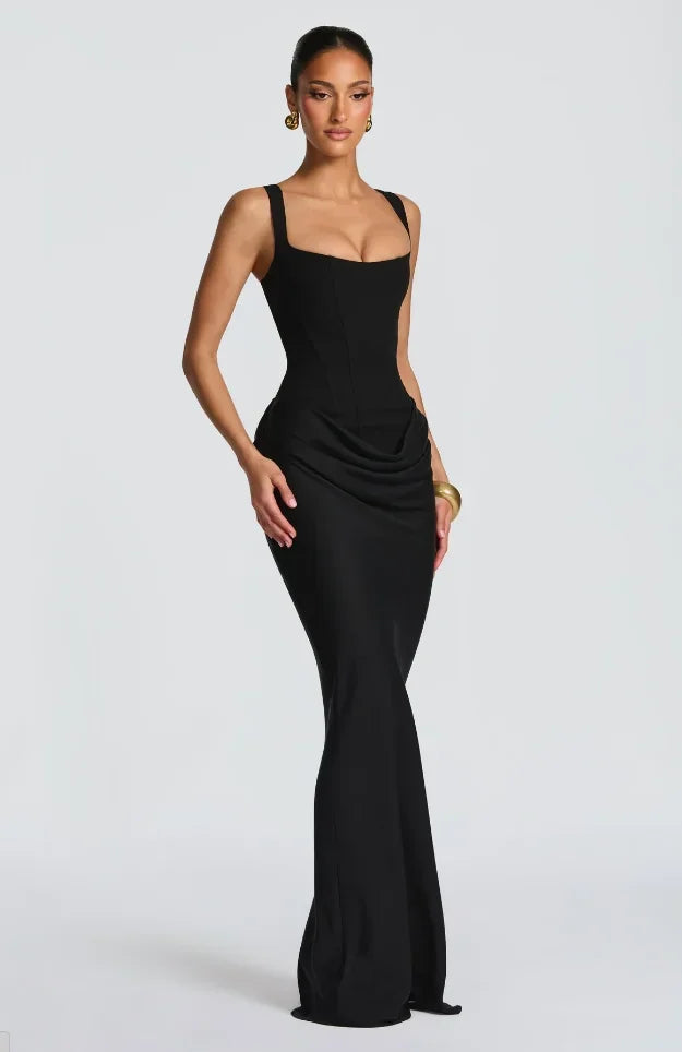 Pleated Sling Dress