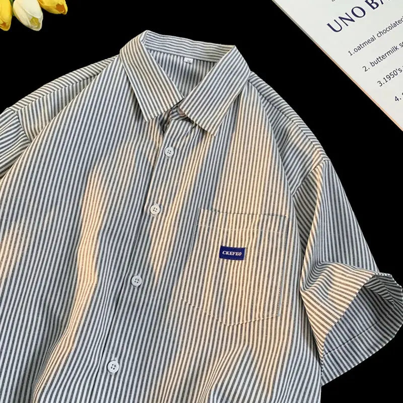 Striped Short Sleeve Shirt