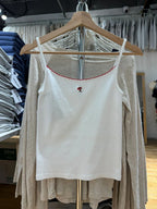 Girls And Cats Embroidered Cami