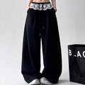 Lace Patchwork Sweatpants