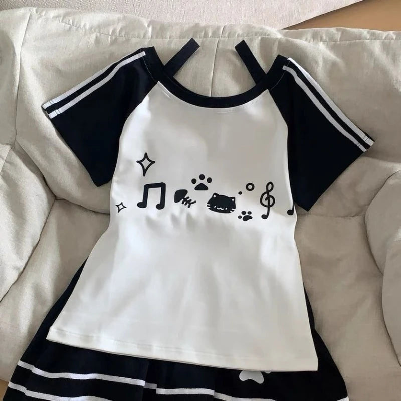 Cartoon Printing Tee