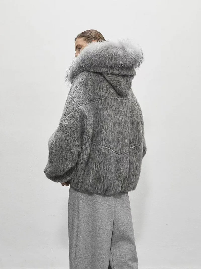 Down Fur Jacket
