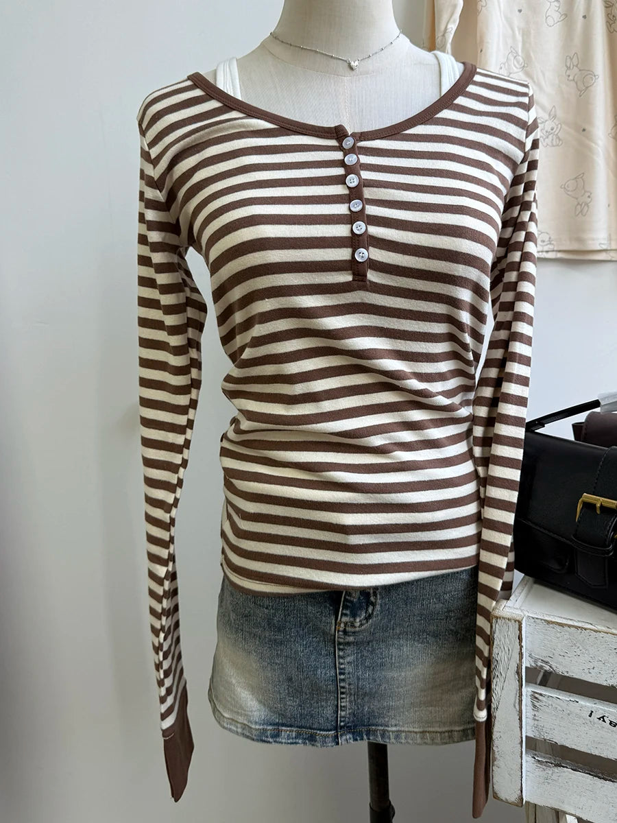 Striped Long Sleeve Tee