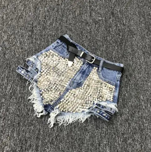Rivet Denim Shorts