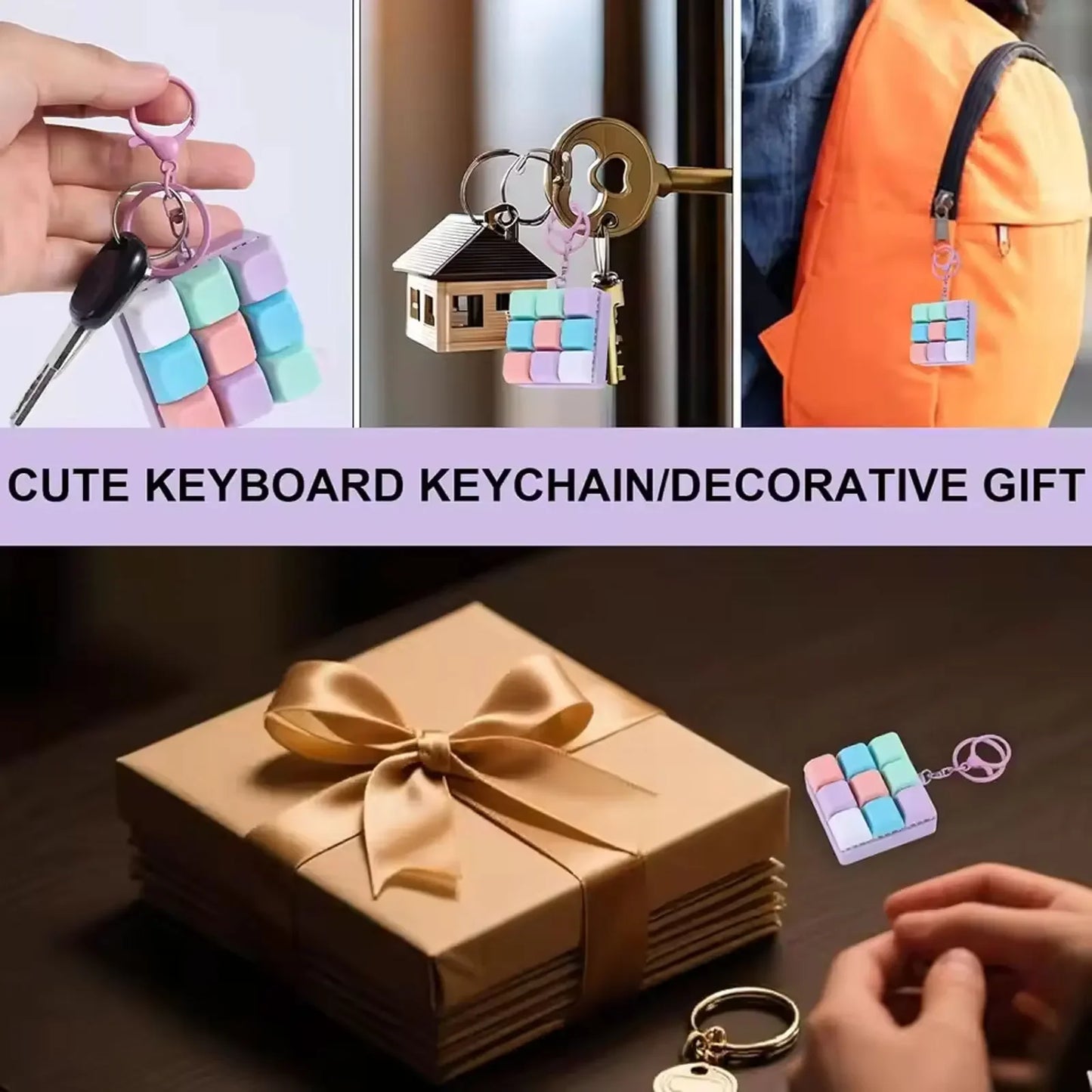 Fidget Decompression 9 Keyboard Key Toy