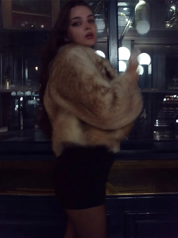 Faux Fur Short Coat