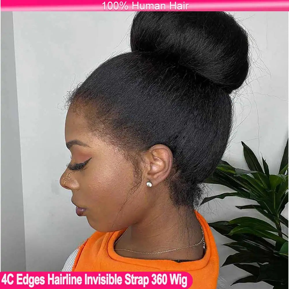 4C Edges Invisible Strap 360 Full HD Lace Front Wig