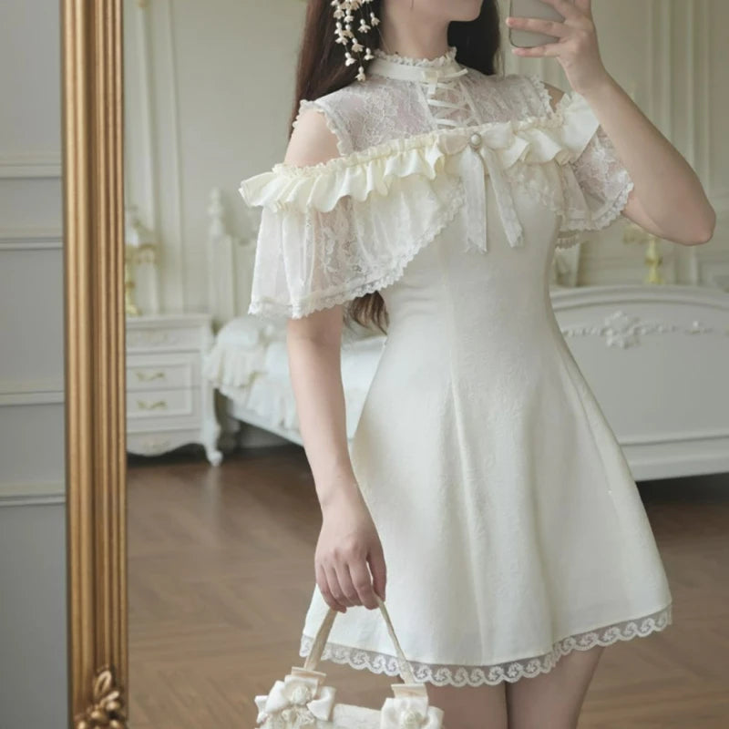 Rhinestone Bow Dress