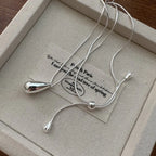 925 Sterling Silver Drop Necklace