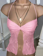 Dghisre Halter Camisole Top