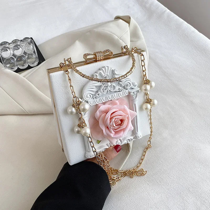 Angel Flower Chain Handbag