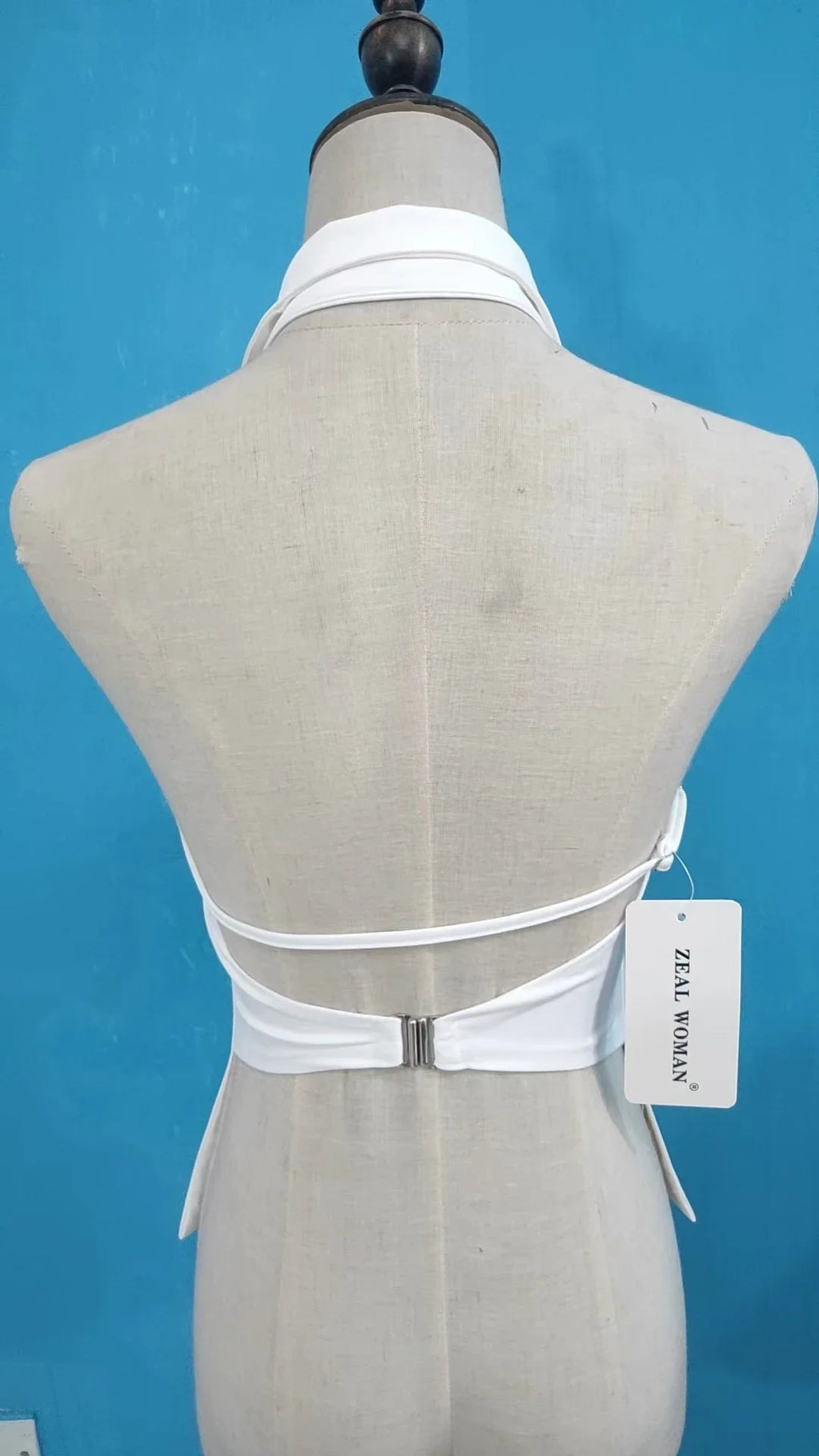 Architectural Halter Top