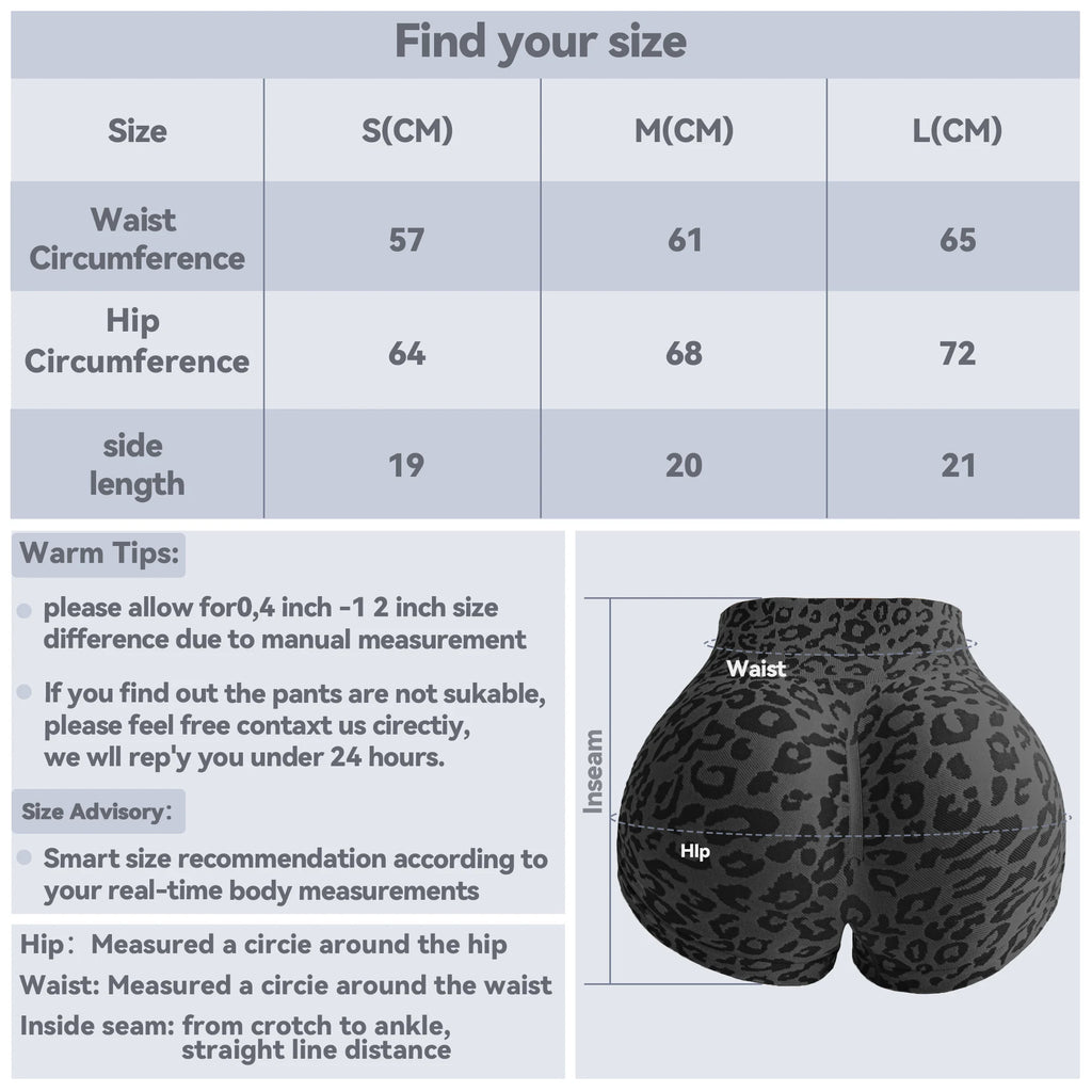 Leopard Yoga Shorts