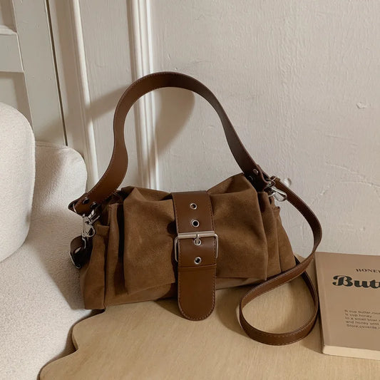 Faux Suede Bag