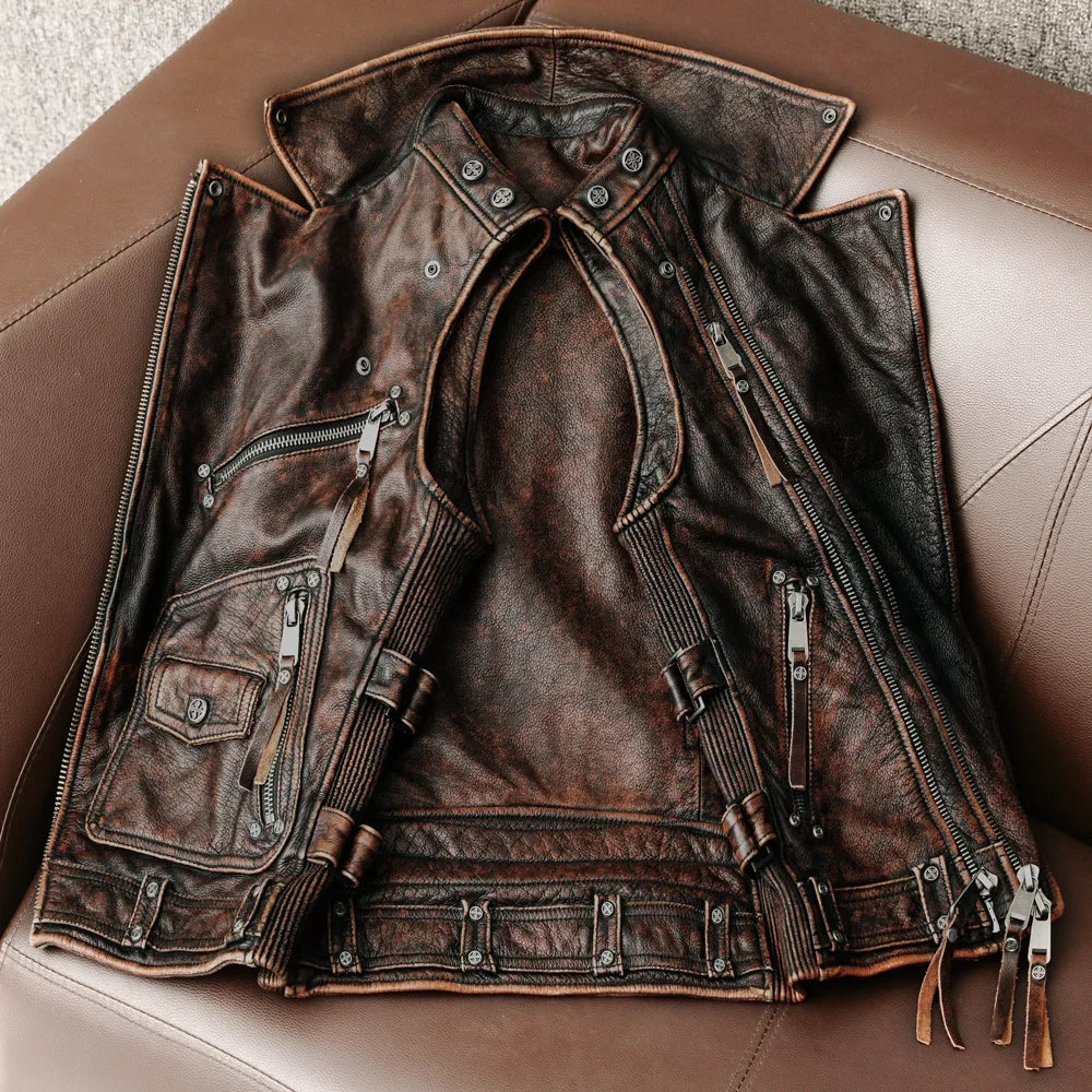 Cow Leather Vest