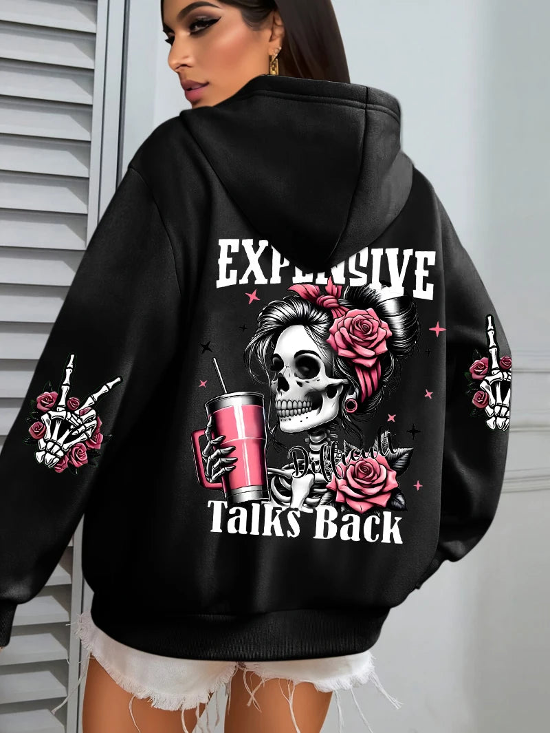 Expensive Talks Back Hoodie