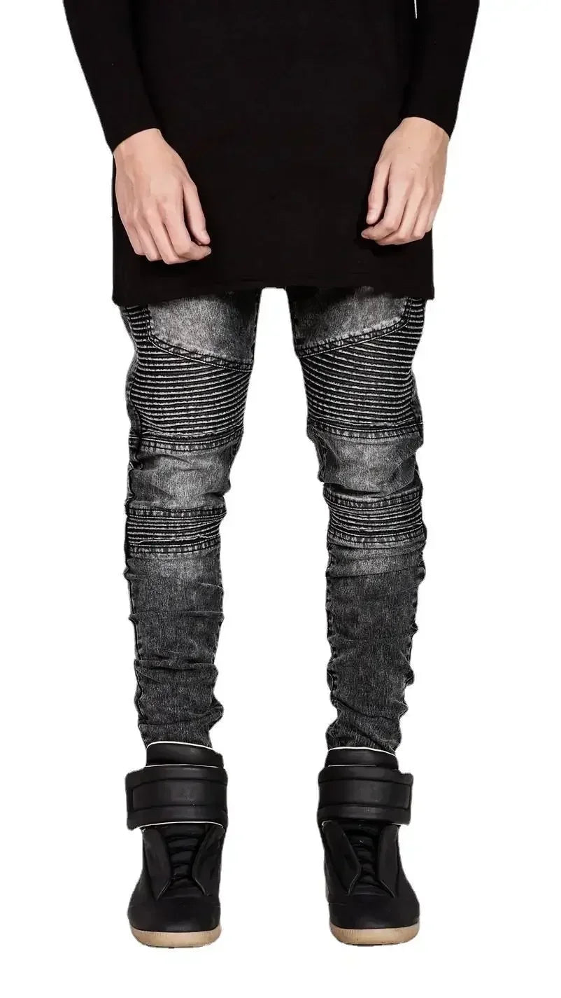 Washed Distressed Jeans