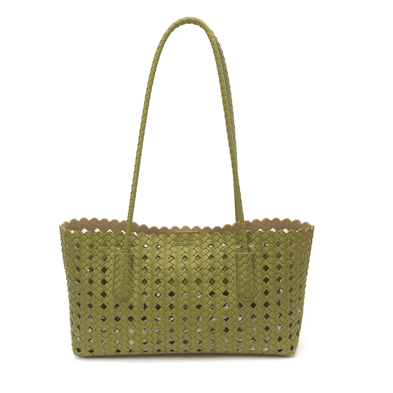 Straw Woven Tote Bag