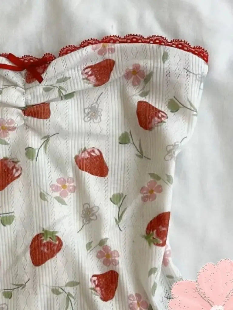 Strawberry Tube Top