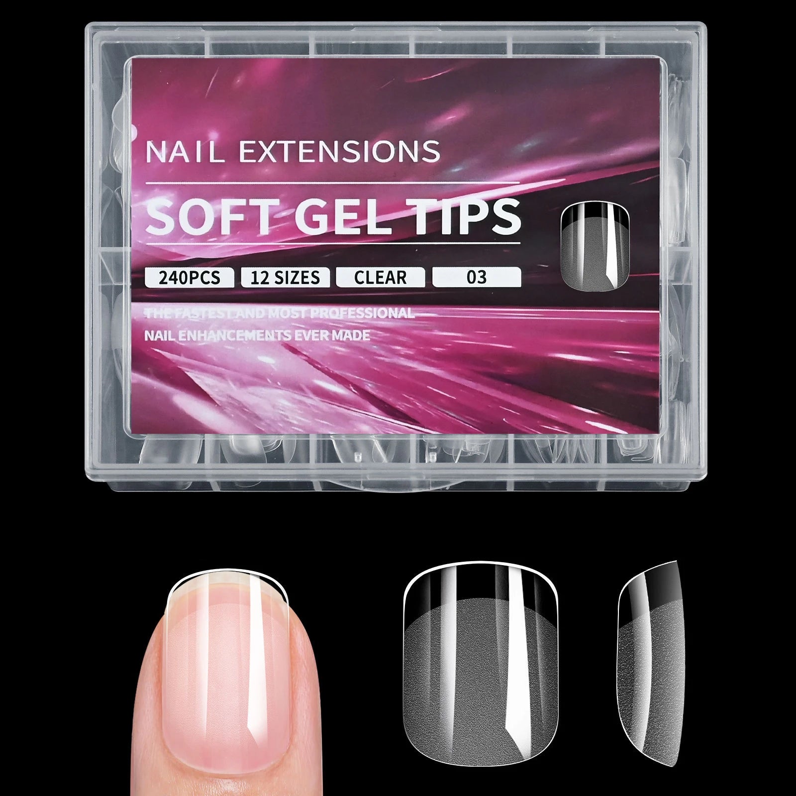 240PCS/Box False Nail Tips