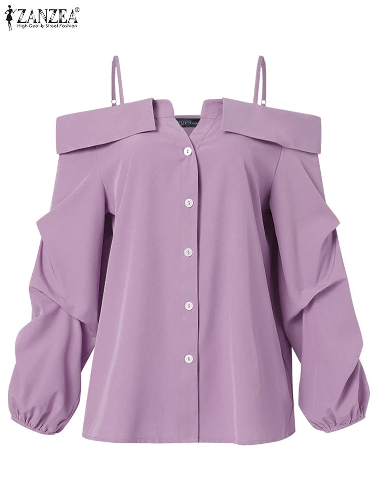 ZANZEA Off Shoulder Blouse