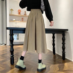 High Waisted Long Skirt