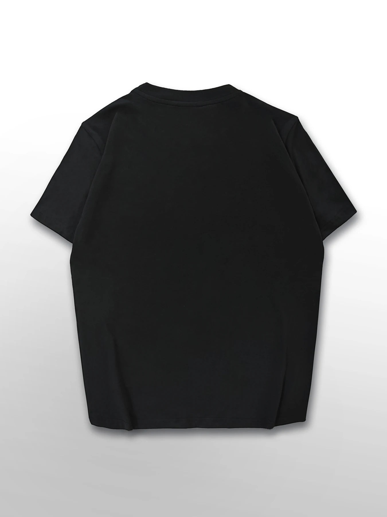 Letter pattern round neck T-shirt