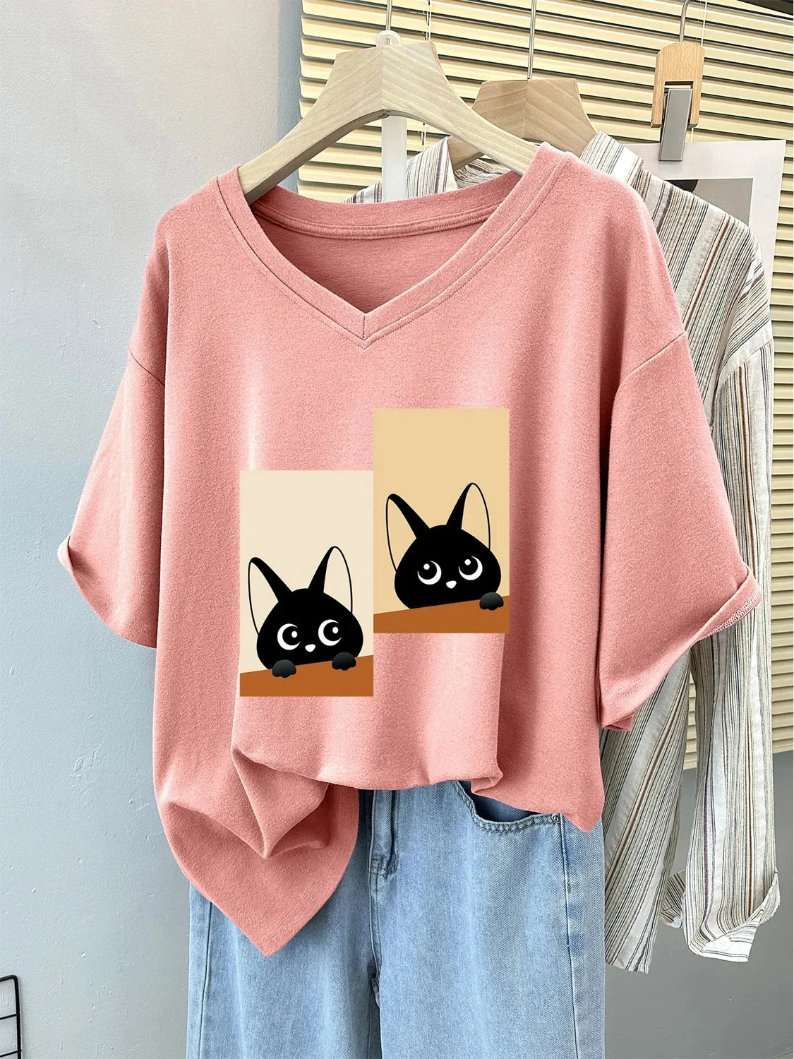 Cat Print Tee