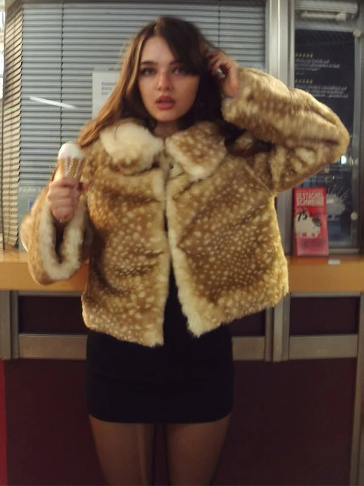 Faux Fur Short Coat