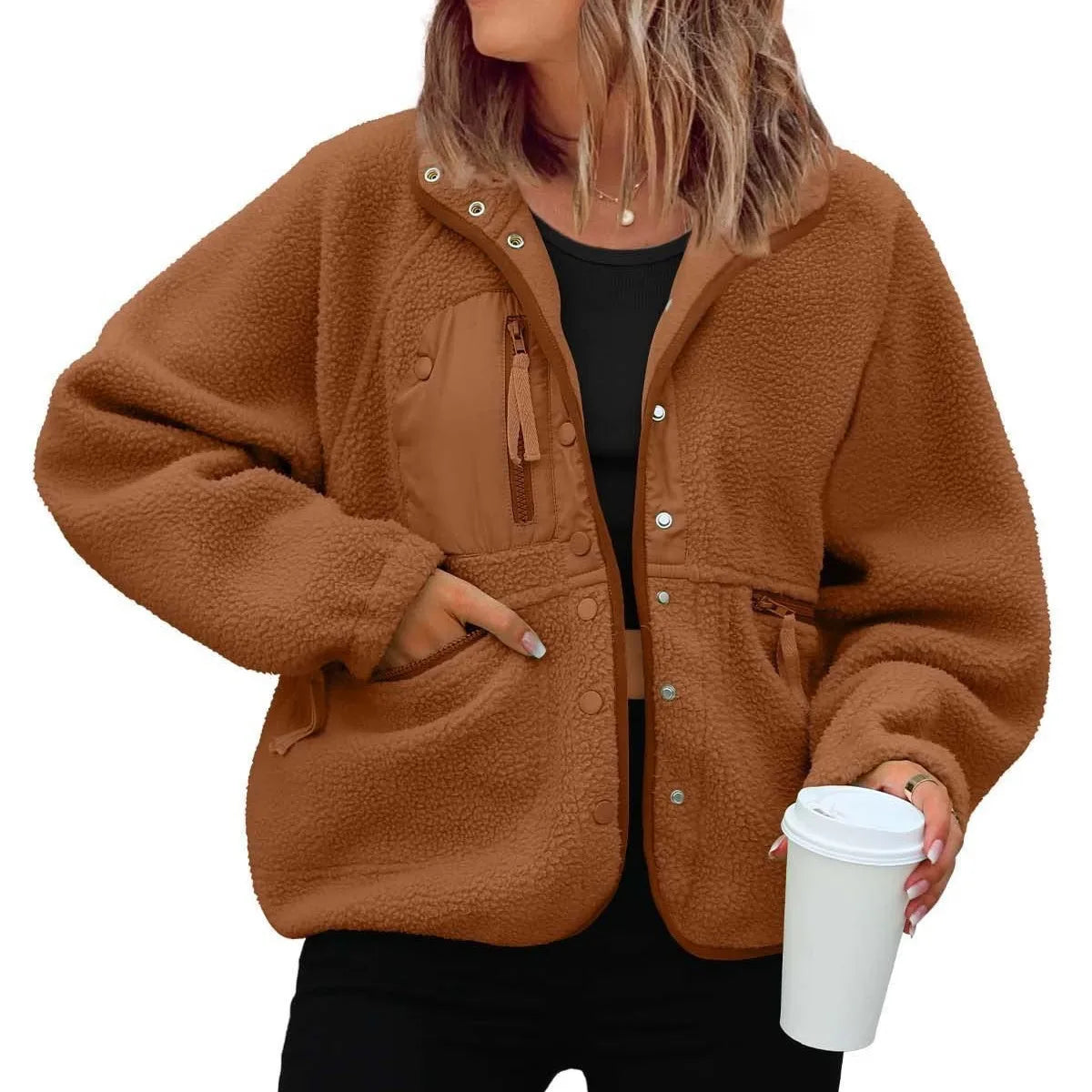 Fleece Loose Jacket