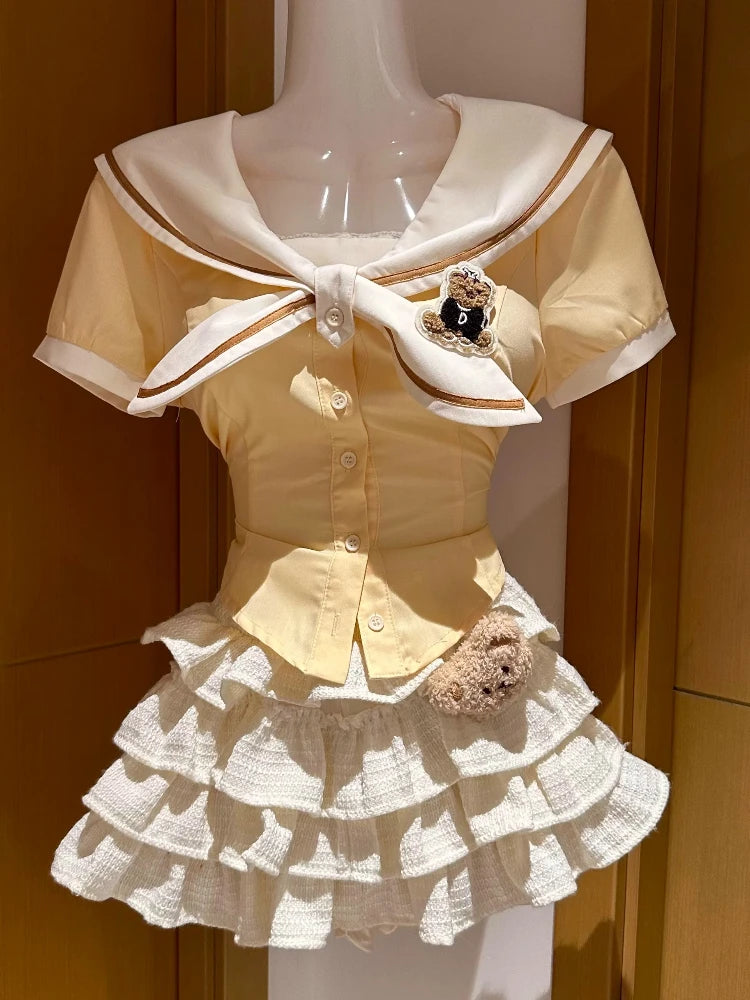 Sweet Preppy Style Set