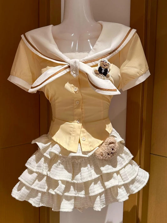 Sweet Preppy Style Set