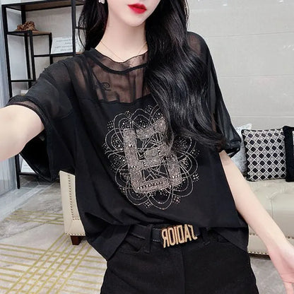 Geometric Diamonds Blouse