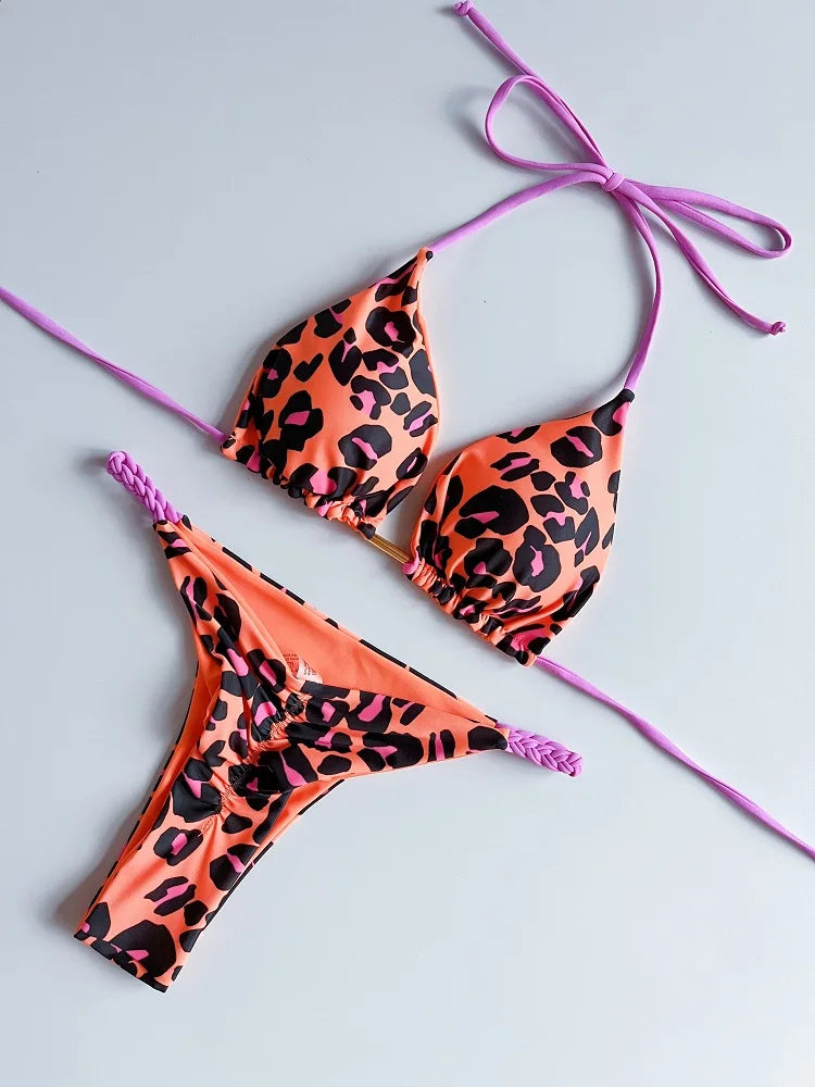 RUOTONGSEPT Braided Rope Micro Bikini