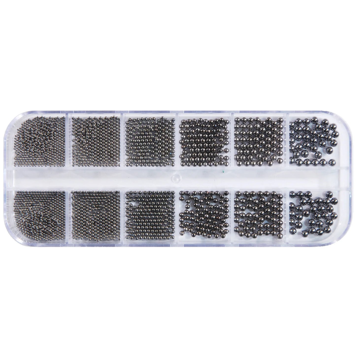 Gold/Silver Stainless Steel Nail Art Beads 3D Mini Alloy Caviar Ball Nail Charm Metal Micro Caviars DIY Nails Jewelry Accessorie