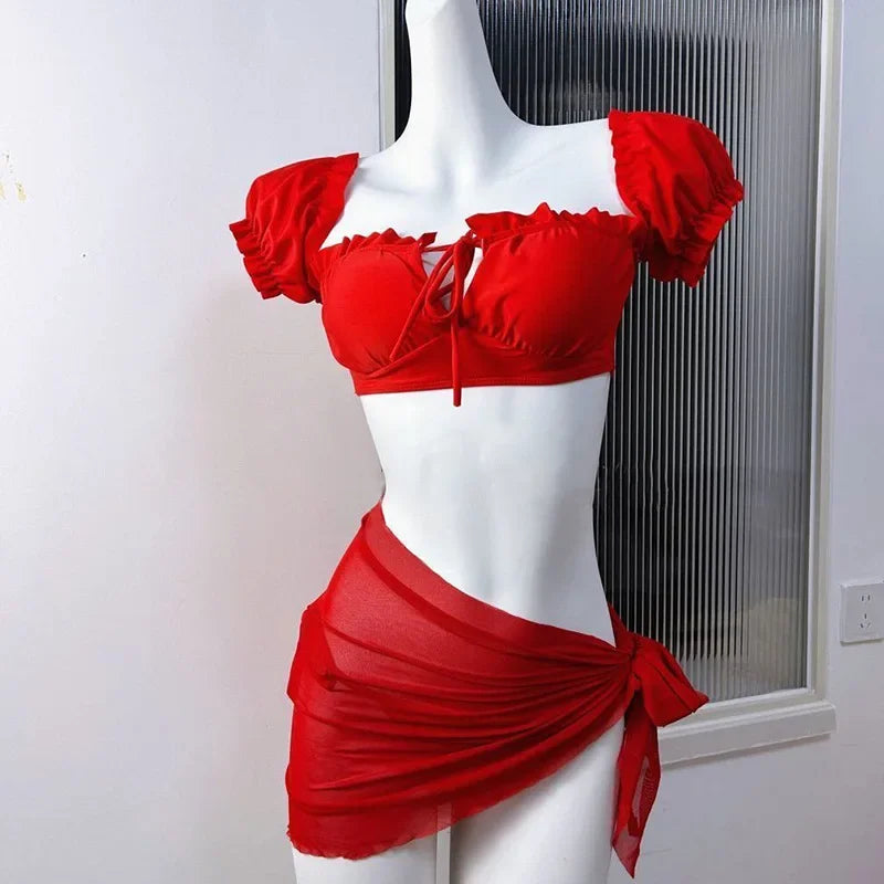 Vintage Red Bikini