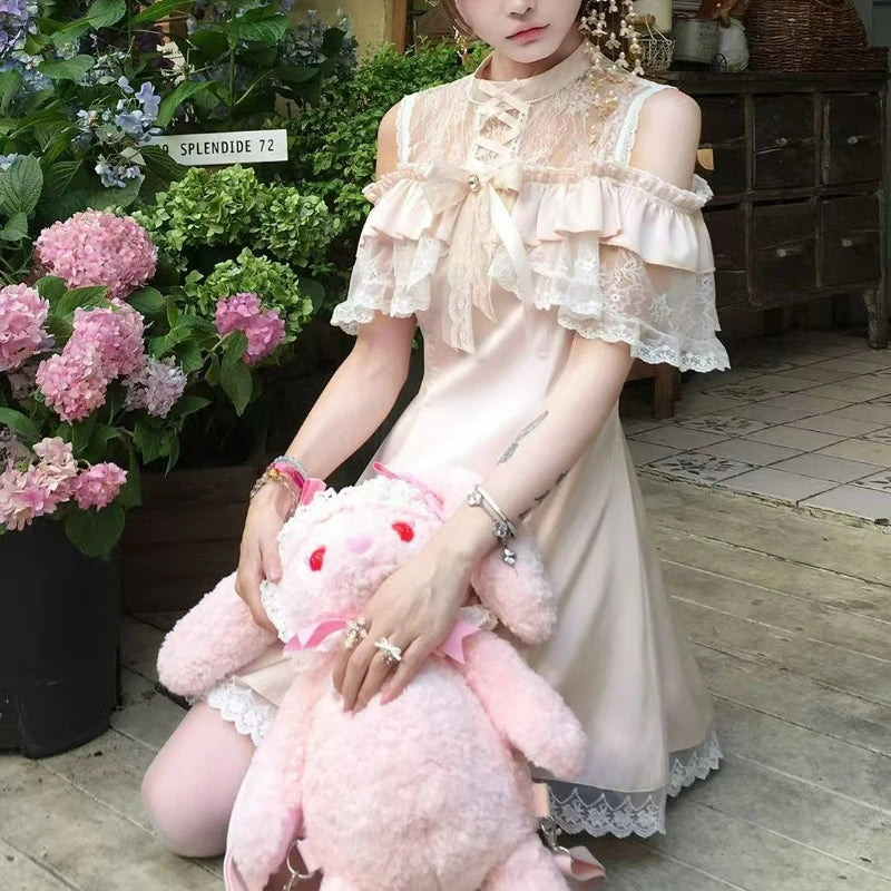 Rhinestone Bow Dress