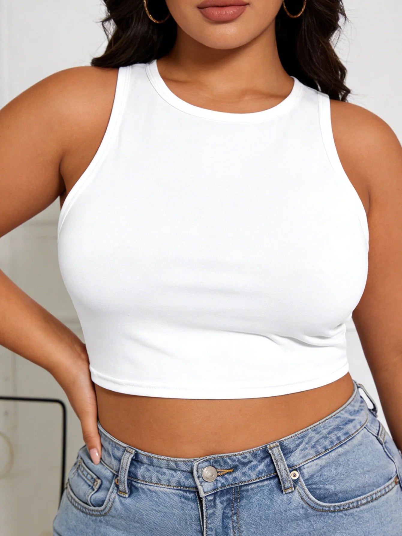 Sleeveless Off-Shoulder Top