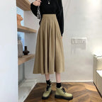 High Waisted Long Skirt