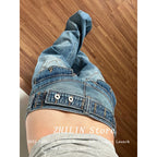 Wide Leg Straight Jeans