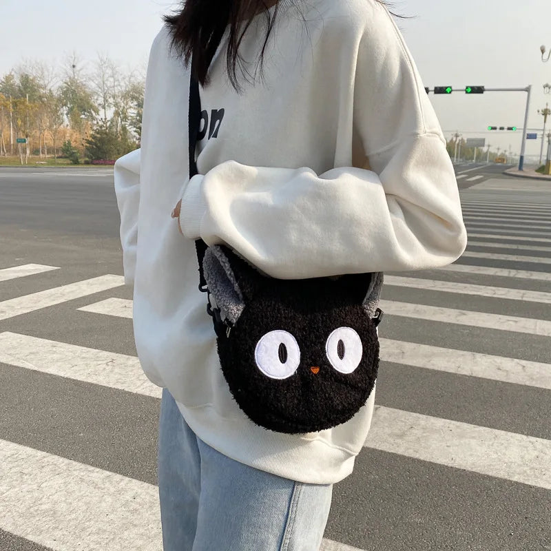 Cartoon Plush Shoulder Bag