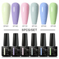 6Pcs Gel Nail Polish Set