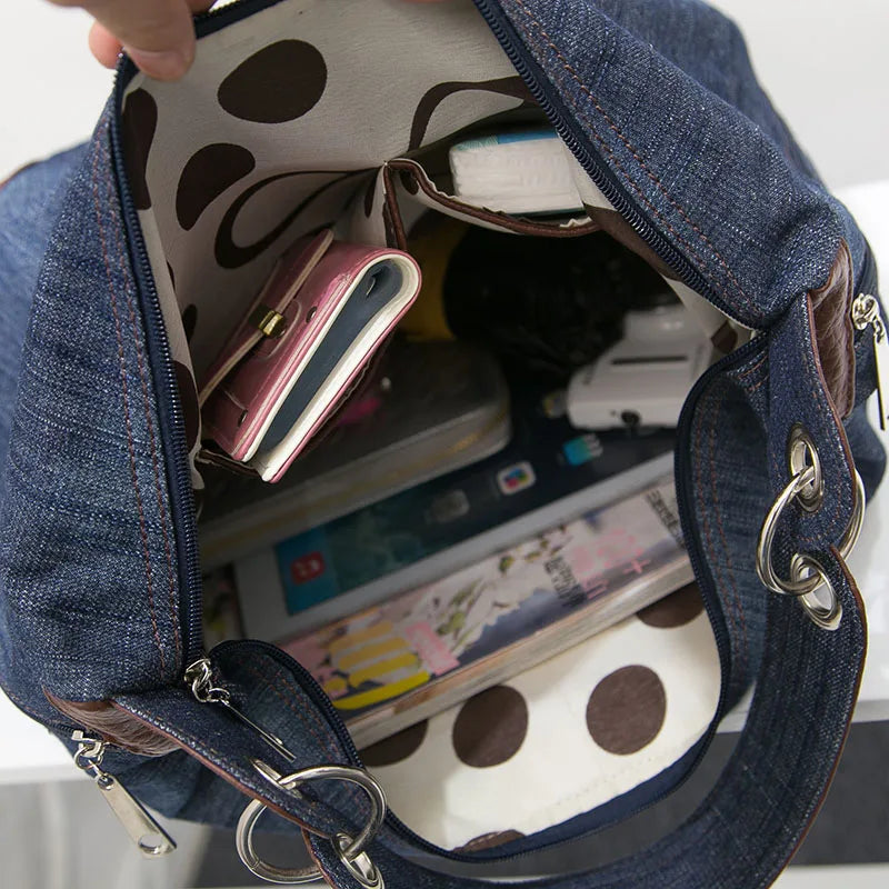 Denim Shoulder Bag