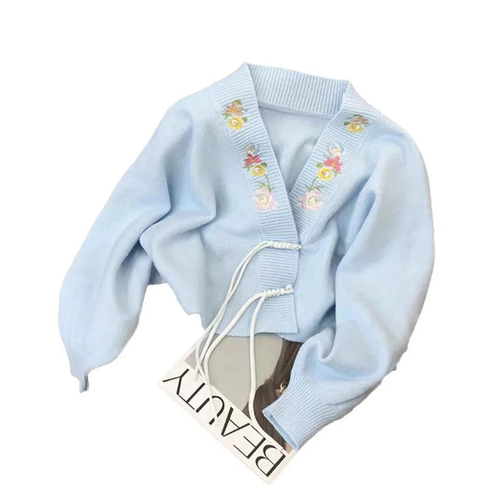 Tie Up Bow Knit Cardigan