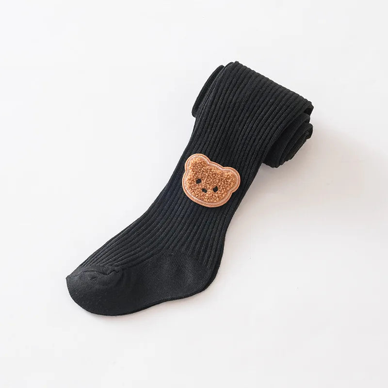 Little Bear Cub Ribbed Tights