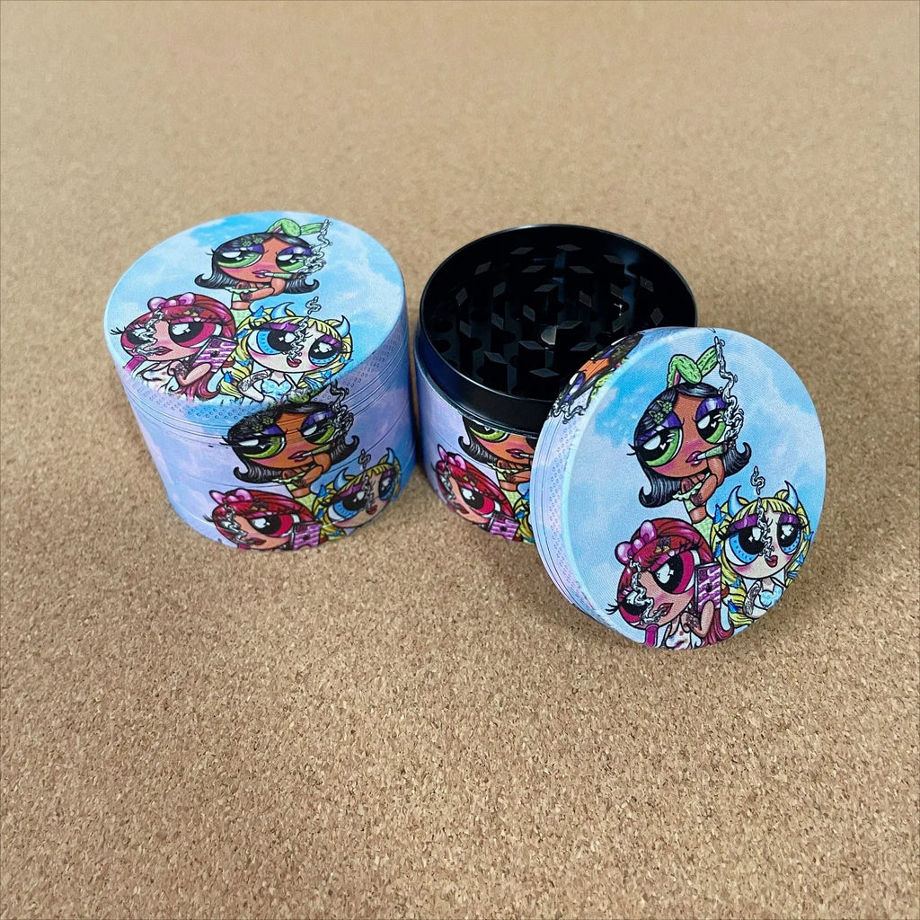 2inch/50mm Smoking Besties Metal Herb Grinder Smoking Accessories