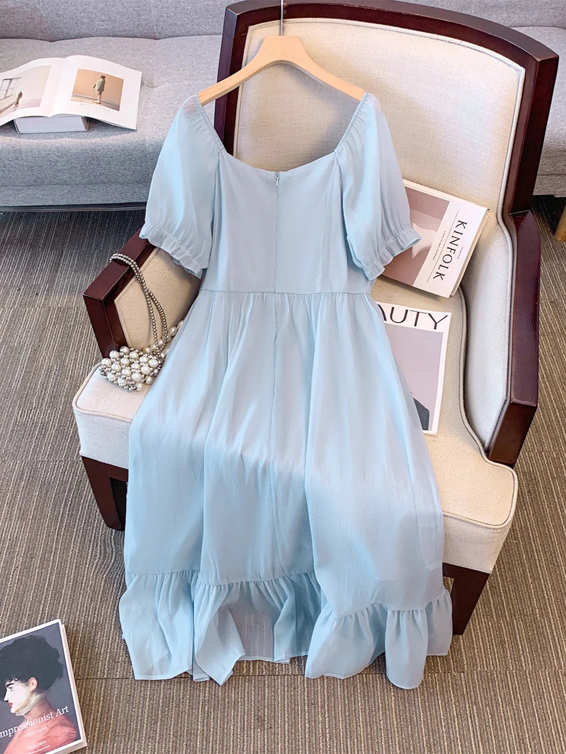 Loose Short Sleeved Dress