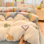 Warm Plush Flannel Duvet Cover