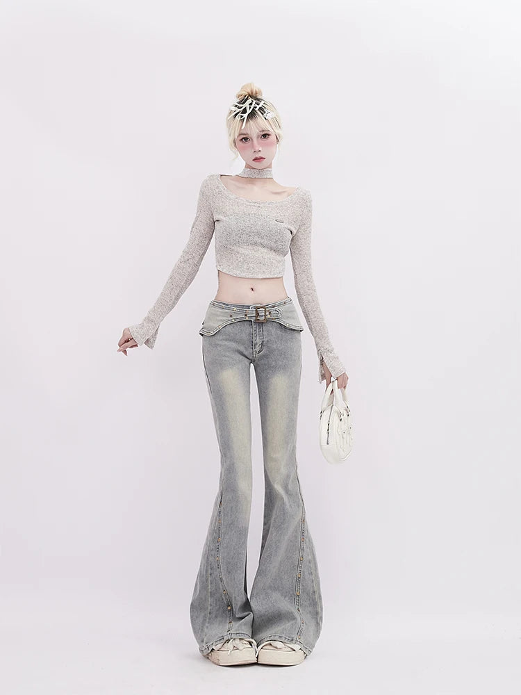 Low Rise Flare Jean